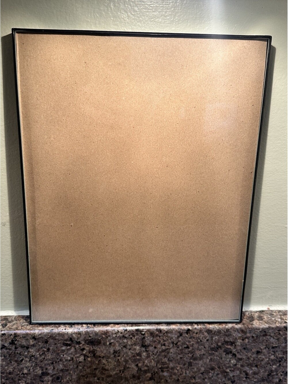 Black Plastic Picture Frame 8.5 x 11 in Document Certificate Display Wall